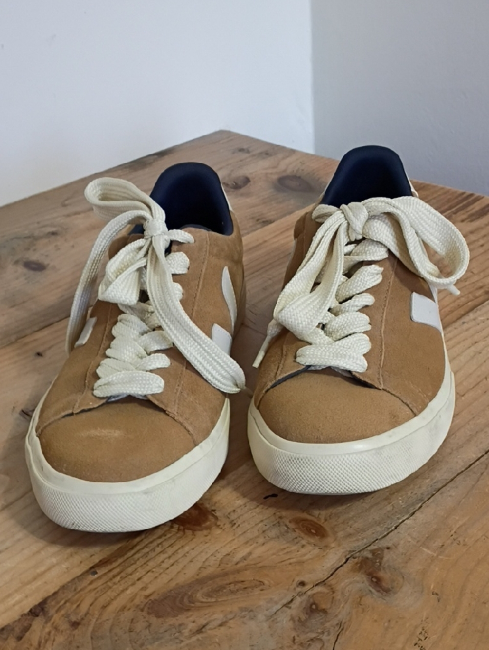Veja Tan Suede Campo Sneakers Size 10.5 - Picture 6 of 10